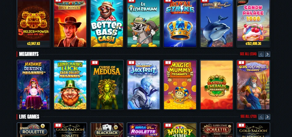 Ανακαλύψτε αποκλειστικά Megaways slots